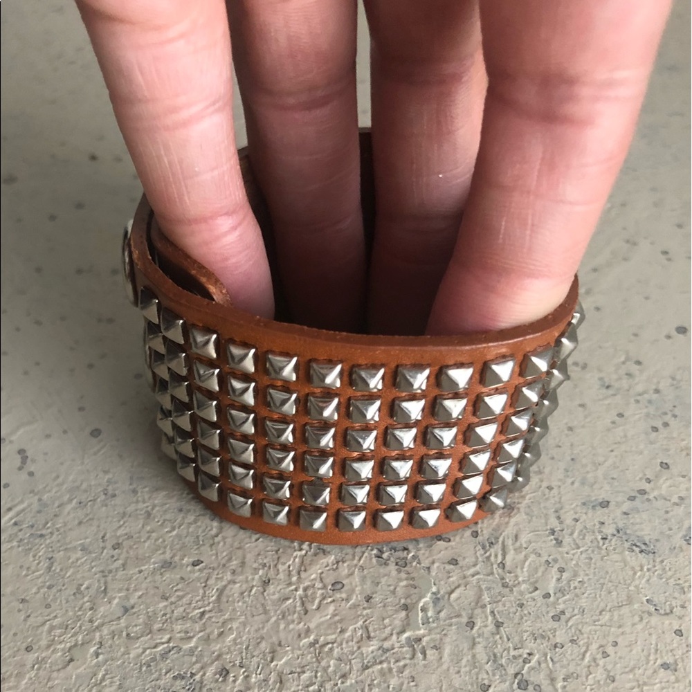 Silver Studded Bracelet